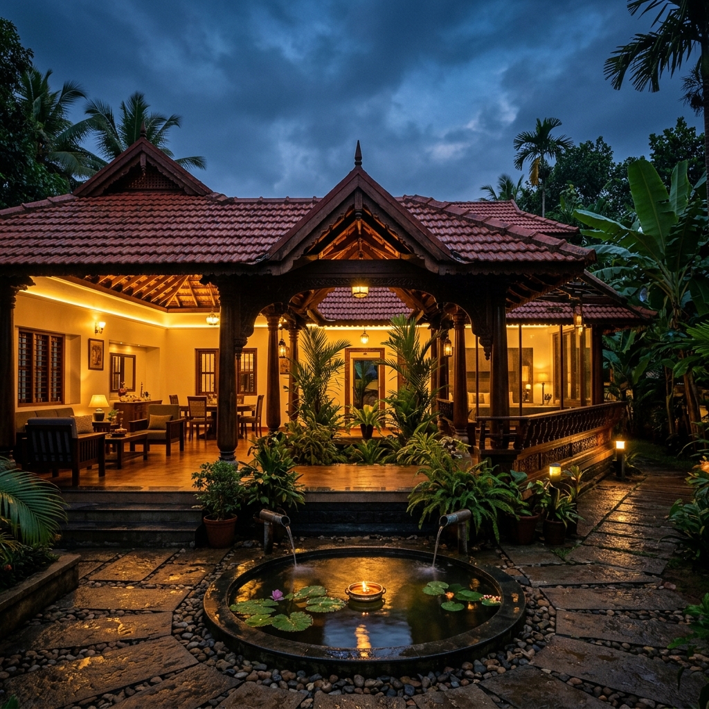 The Courtyard Sanctuary - Modernized Nalukettu courtyard house